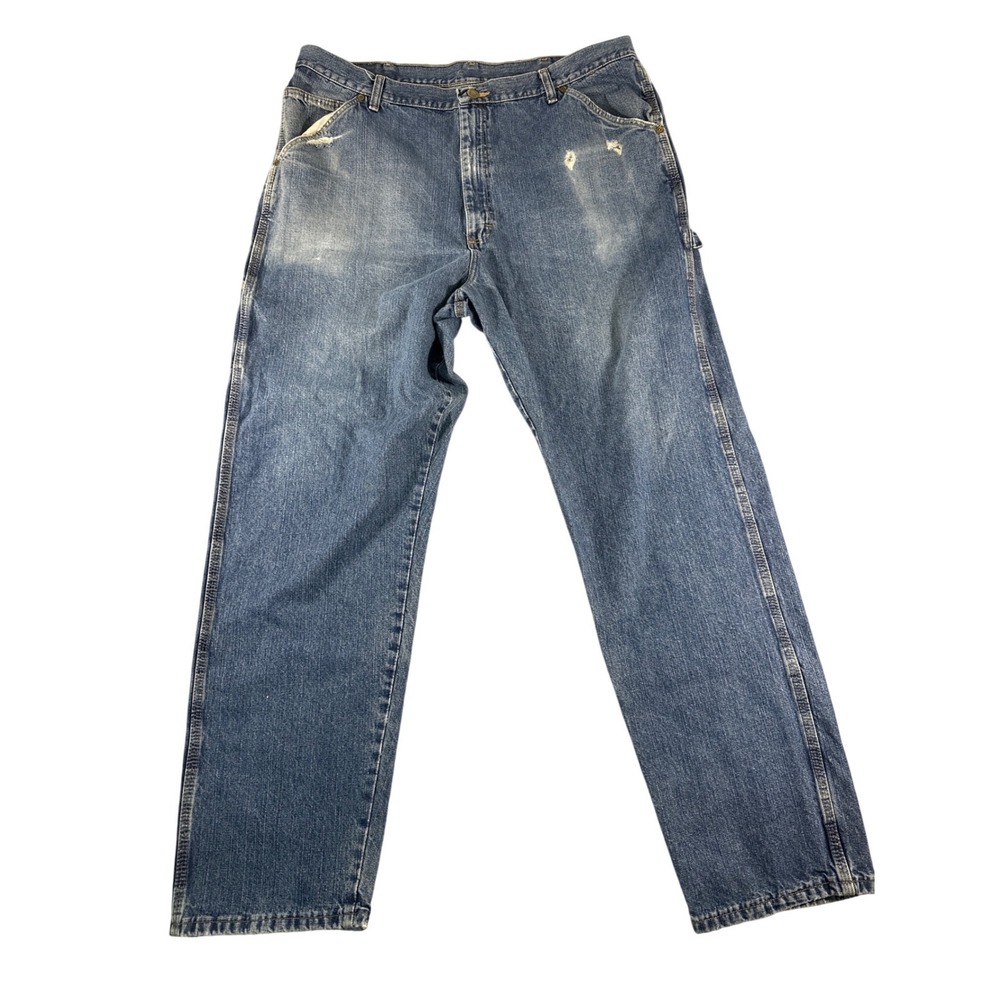 Old‎ Mill Mens Carpenter Jeans Blue Denim Work Pants 40x32 MENCARP Medium Wash